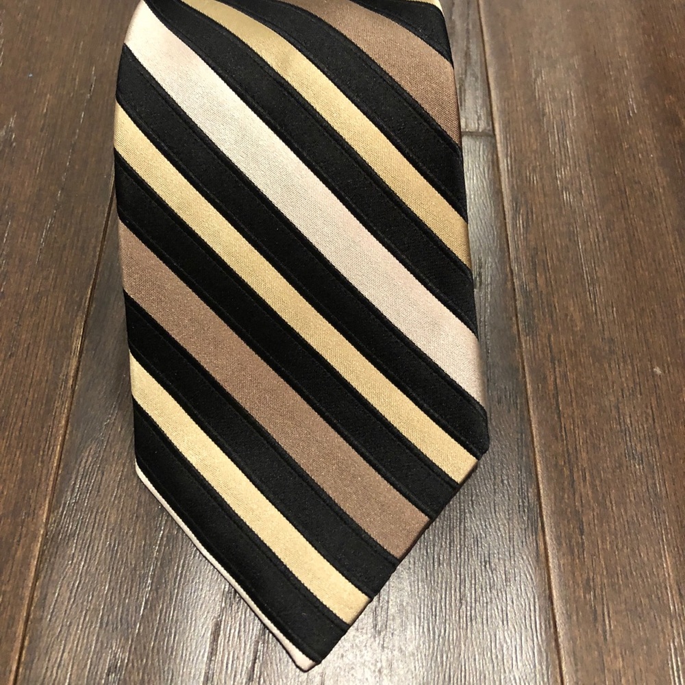 3/$40 Croft & Barrow Metallic Stripe Tie - Picture 7 of 7